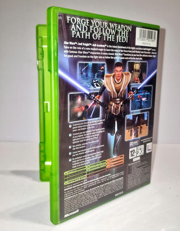 STAR WARS: JEDI KNIGHT – JEDI ACADEMY game for Microsoft Xbox – READ THE DESCRIPTION!