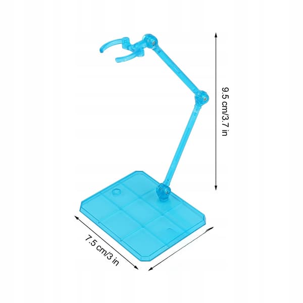 5 PCS. ACTION FIGURE STANDS, STABLE, PLASTIC, COLOURFUL