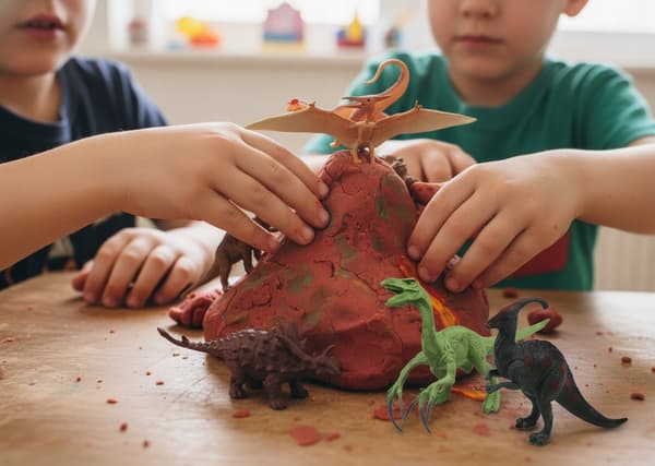 DINOSAURS – PREHISTORIC CREATURES FIGURINES – 6-PIECE SET