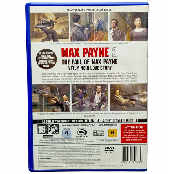 Max Payne 2 for Sony PlayStation 2 (PS2) #2