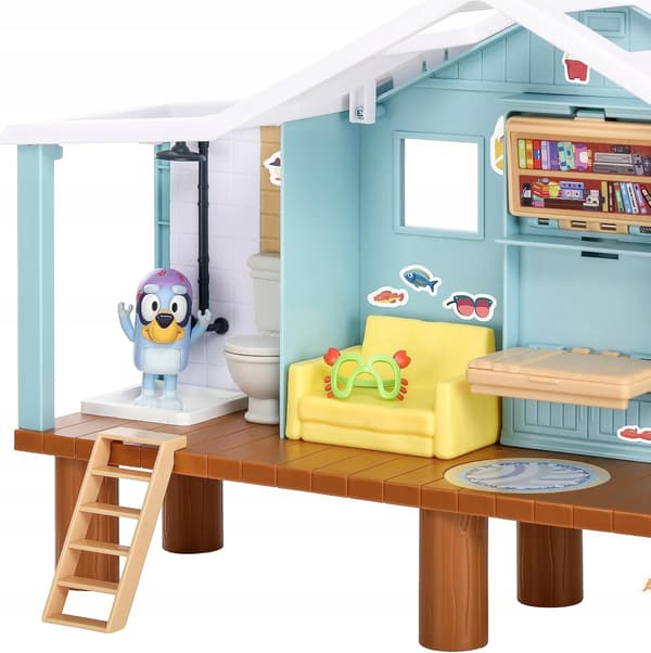 MOOSE TOYS Bluey Beach Hut Bluey Set