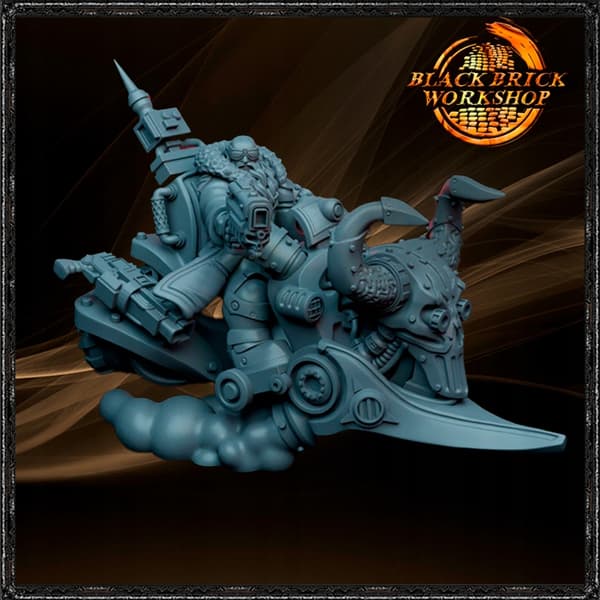Evil Space Dwarf Bikers |RatMan Forge| – 1 Model. Select variants