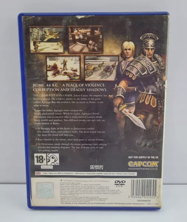 SHADOW OF ROME PS2 GAME