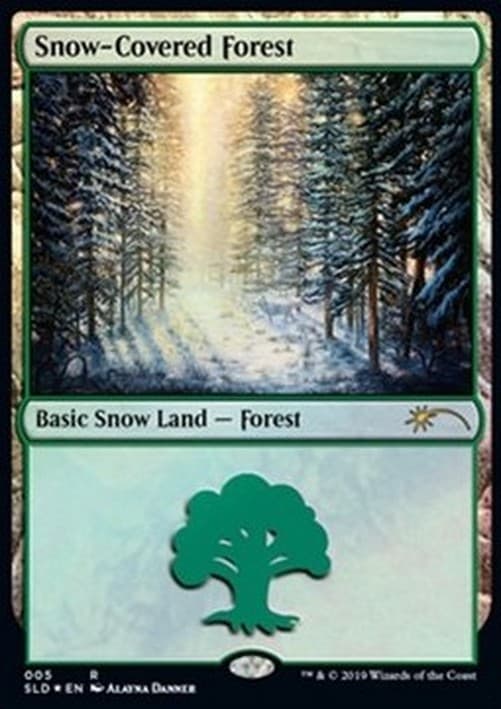 Magic: The Gathering Snow-Covered Forest