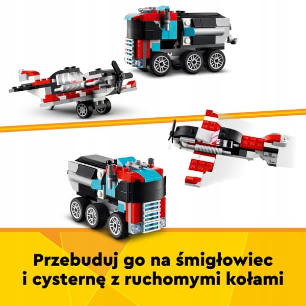 LEGO Creator Flatbed Truck with Helicopter 31146