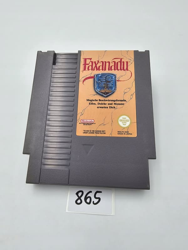 NINTENDO NES FAXANADU ORIGINAL