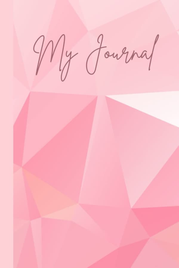My Journal: Cute Pink Abstract Journal