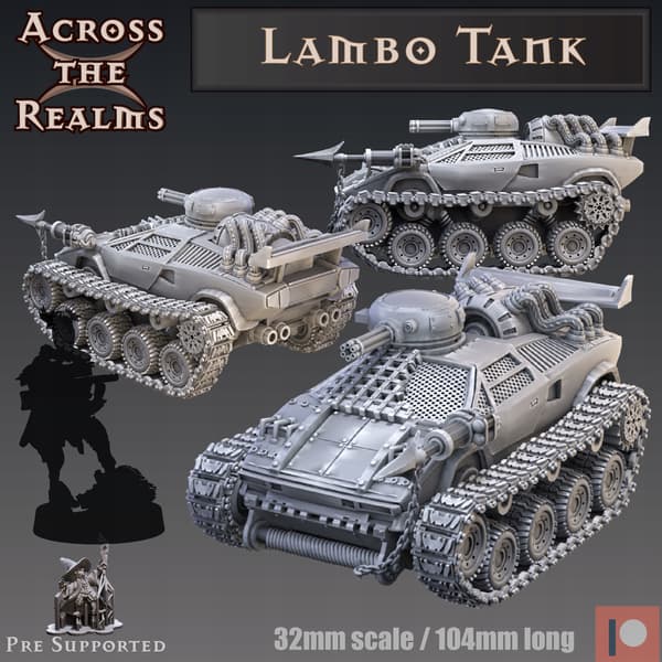 Lambo Tank Across the Realms