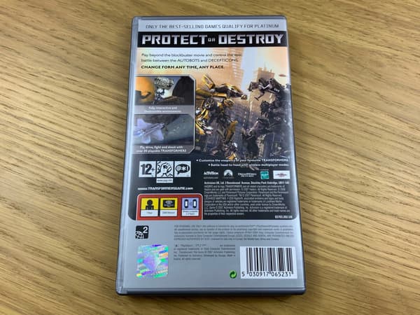 TRANSFORMERS THE GAME – IDEAŁ disc – PSP