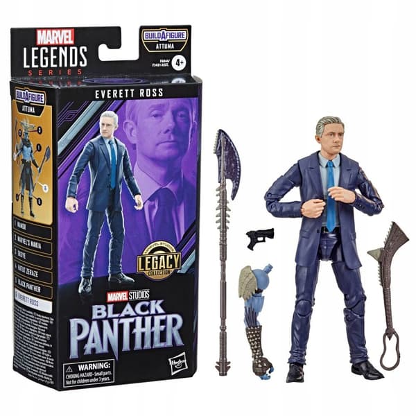 MARVEL Black Panther 15 cm Figure: EVERETT ROSS