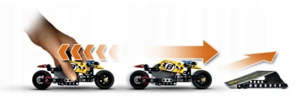 LEGO 42058 Technic – Stunt Motorcycle – Pull-back – Ramp