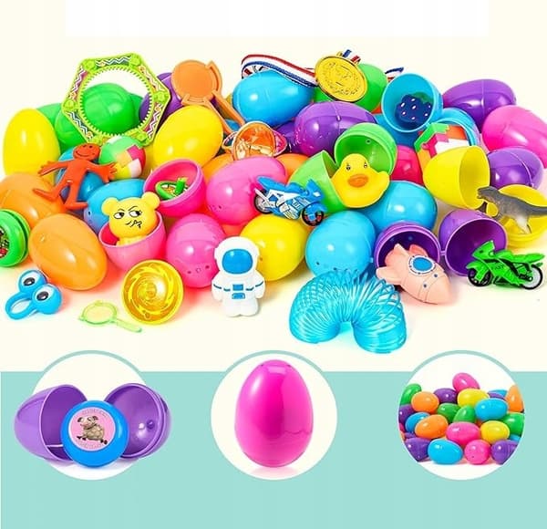 96X EGG TO OPEN WITH A SURPRISE TOY – EASTER GIFT FOR CHILDREN