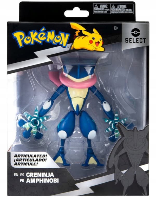 Jazwares Greninja Pokémon Figurine, 15 cm