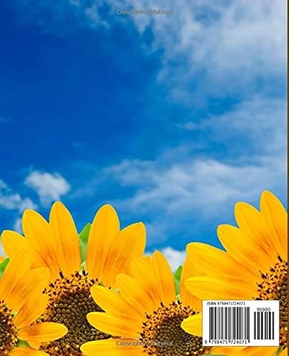Sunny Day Sunflower Composition Book: Sunny Day Sunflower Composition Boo