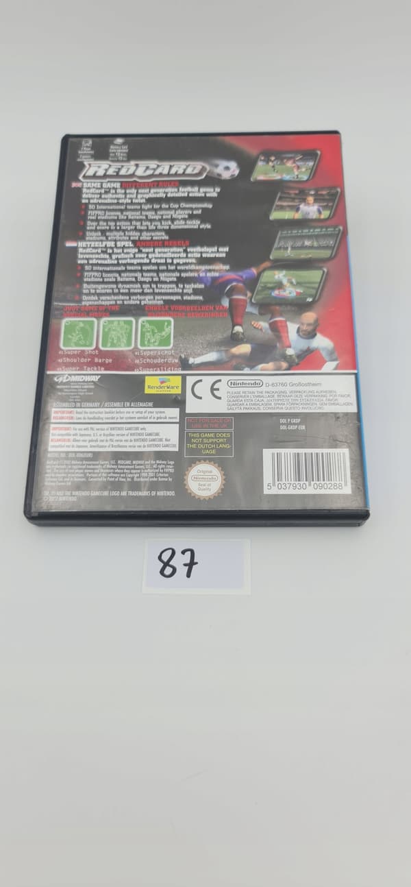 NINTENDO GAMECUBE REDCARD