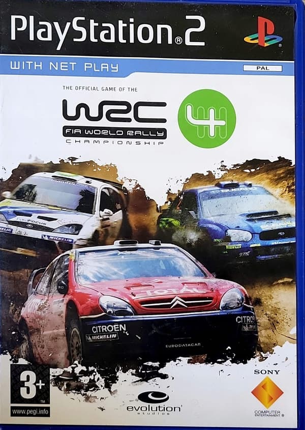 PS2 DVD-ROM: WRC 4 FIA WORLD RALLY