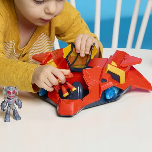 Iron Man and the Super Squad: Iron Jet Jet Plane, Mega Armour, 2 Figures, Hasbro