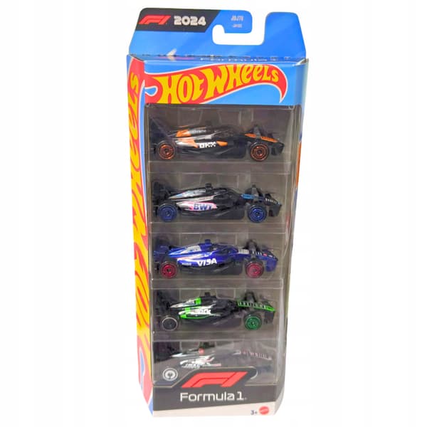 Hot Wheels JBJ78 Formula 1 Cars 5-pack