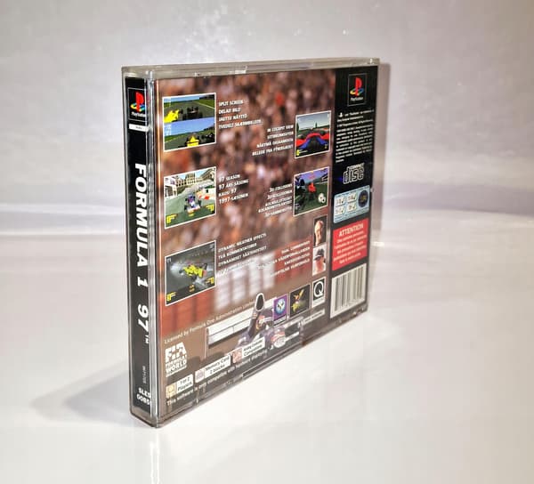 FORMULA 1 97 + DEMO PSX 3XA game