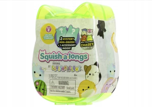 SQUISH-A-LONGS – 2.5 cm, assorted, pack of 2