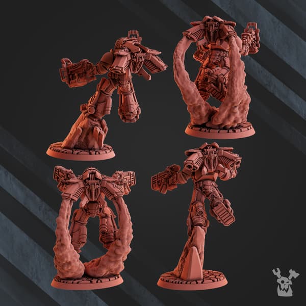 Dragon Armor Jetpack Squad x4 DakkaDakkaStore