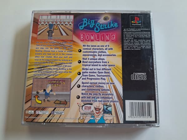 BIG STRIKE BOWLING PSX PS1 ENG