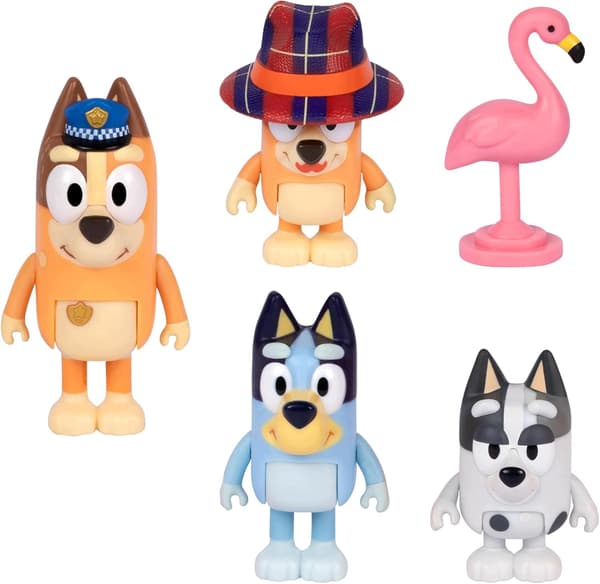 MOOSE TOYS Bluey Sleepover Figure Set