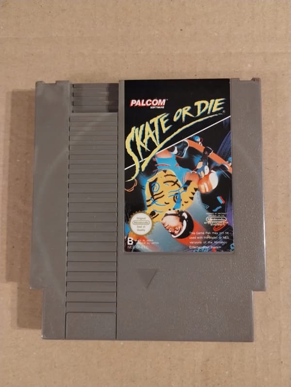 Skate or Die Nintendo NES PAL game