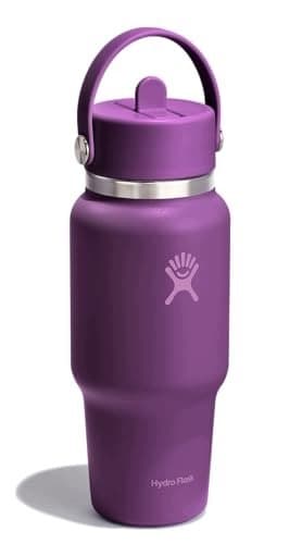 WIDE-MOUTH TRAVEL BOTTLE WITH STRAW – FLEX 710 ML – LEAK-PROOF