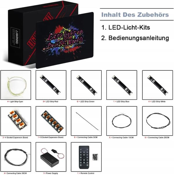 LED Lighting Set for Technic Peugeot 42156 – Building Block Lighting