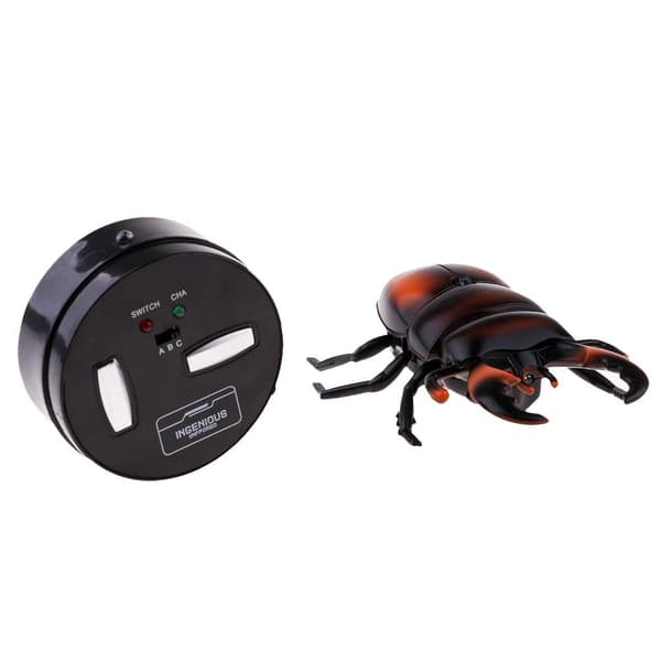 Radio-controlled ‘Scared Beetles’ toy model for a Hallowmas party
