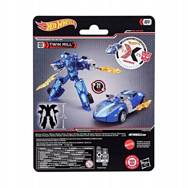 Transformers x Hot Wheels Twin Mill action figure (G1180)