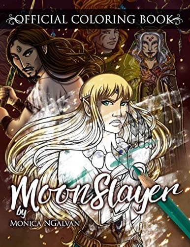 MoonSlayer: Official Colouring Book
