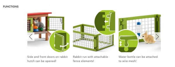 Schleich Rabbit Hutch 42420