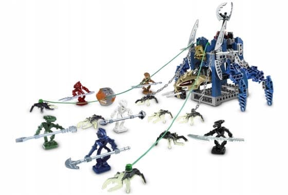 LEGO Bionicle 8757 Visorak Siege Machine + Box, Instructions, Bricks