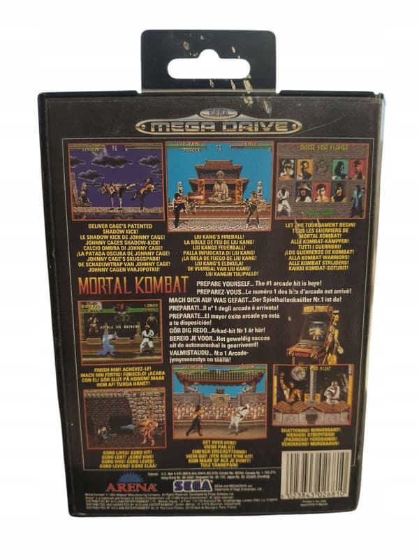SEGA MEGA DRIVE Mortal Kombat