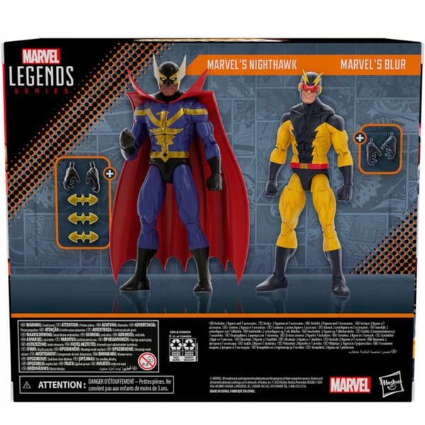 MARVEL LEGENDS SQUADRON SUPREME 2-PACK: MARVEL'S NIGHTHAWK + MARVEL'S BLUR