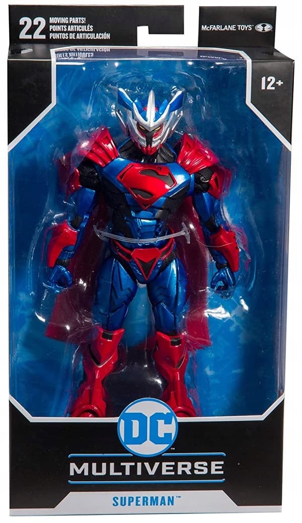 Large SUPERMAN UNCHAINED DC Multiverse figurine, 18 cm