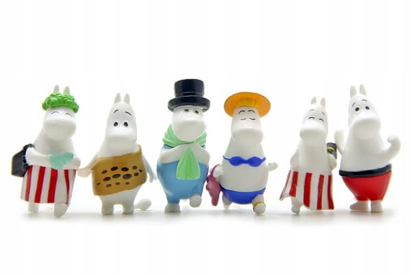 Moomin figurines, set of 12
