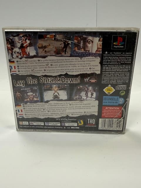 WWF SmackDown! PSX PlayStation PSX Boxed Edition MIRROR DISC + FREE BOX