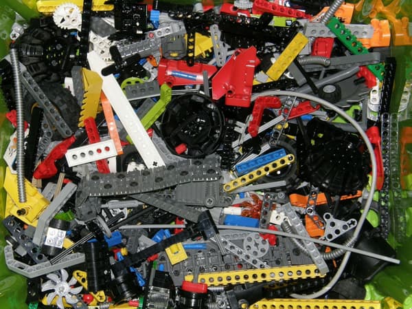 Lego Technic MIX – original bricks, 0.5 kg 0.5kg
