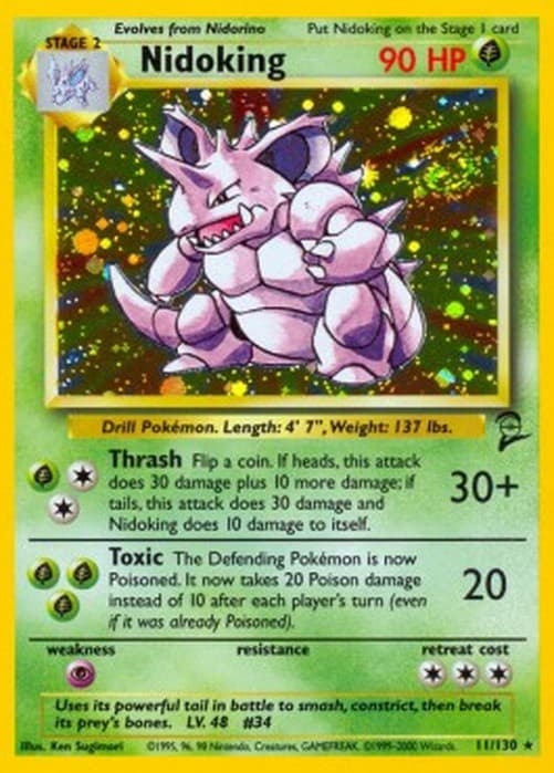 Pokemon TCG Nidoking
