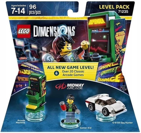 LEGO DIMENSIONS MIDWAY ARCADE LEVEL PACK 71235