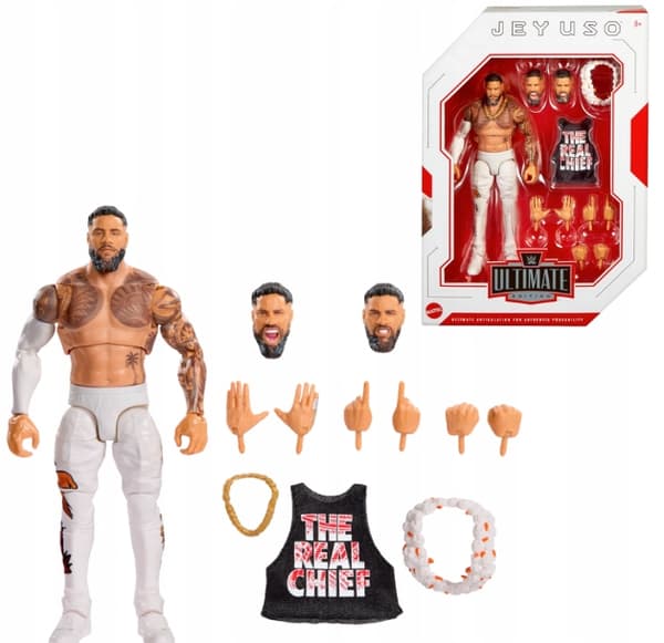 Mattel WWE Ultimate Jey Uso action figure, 15 cm