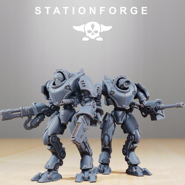 Scavenger Bracers – Station Forge – 3D-utskrift