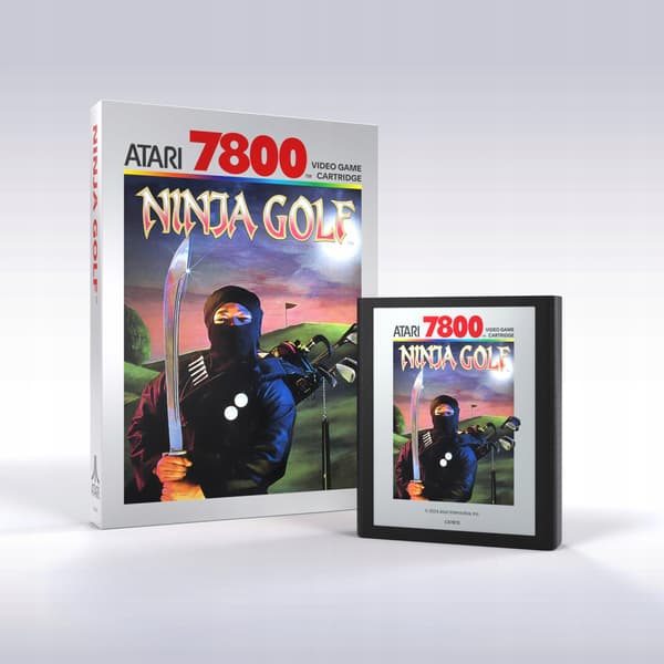 Ninja Golf for the Atari 7800+ (boxed)