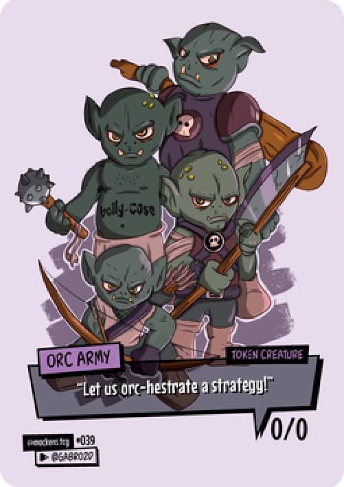 Magic: The Gathering Orc Army Token