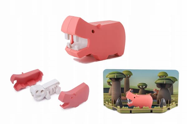 MAGNETIC FOLDABLE HIPPO PUZZLE BY HALF TOYS
