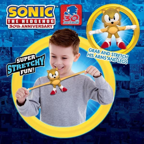 SONIC THE HEDGEHOG STRETCH FIGURINE