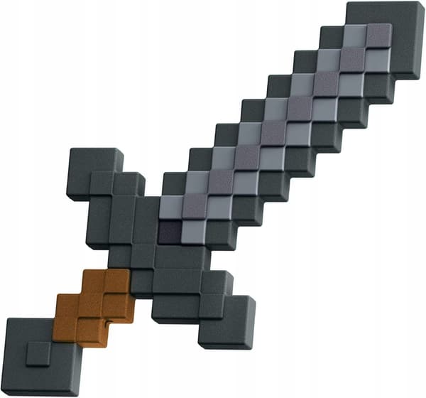 Minecraft pixel stone sword, large sword for children